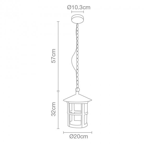 Suspendido Colgante 6504 - Imagen 2