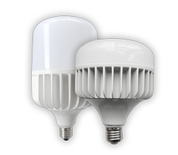 Iluminación Industrial bulbo de alto poder para uso interior.